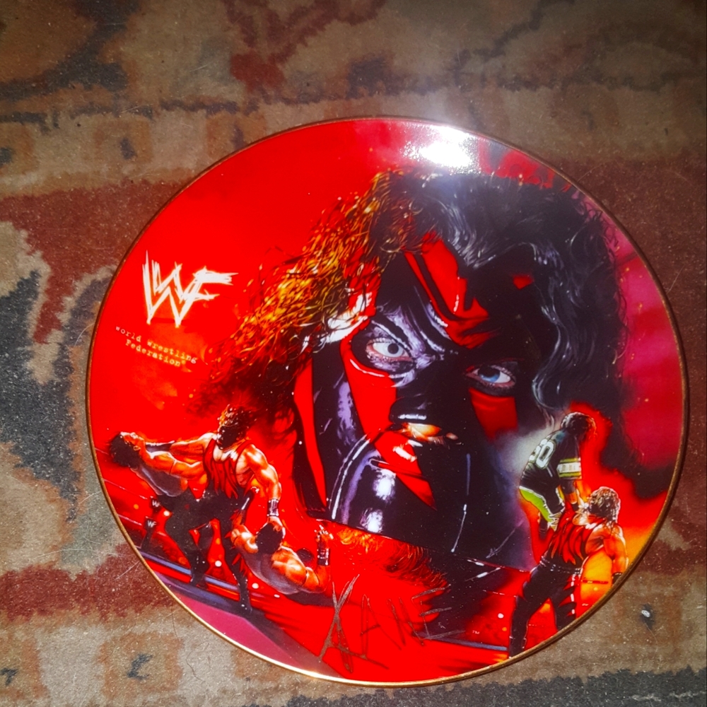Wwf Dunbury collectible wrestling plates